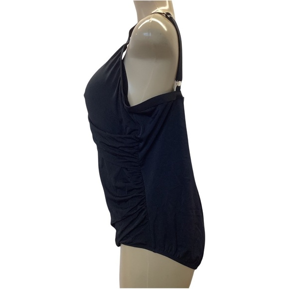 Jantzen One Piece Swimsuit With Adjustable Straps Black Size 22W New With Tags - Picture 3 of 7